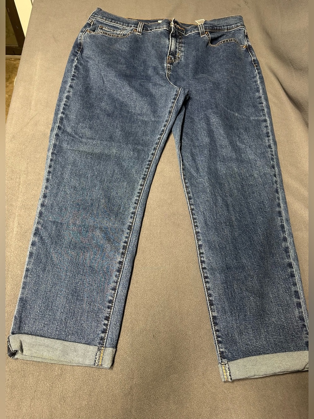 Denizen from Levi's Straight-Leg Dark Blue Jeans